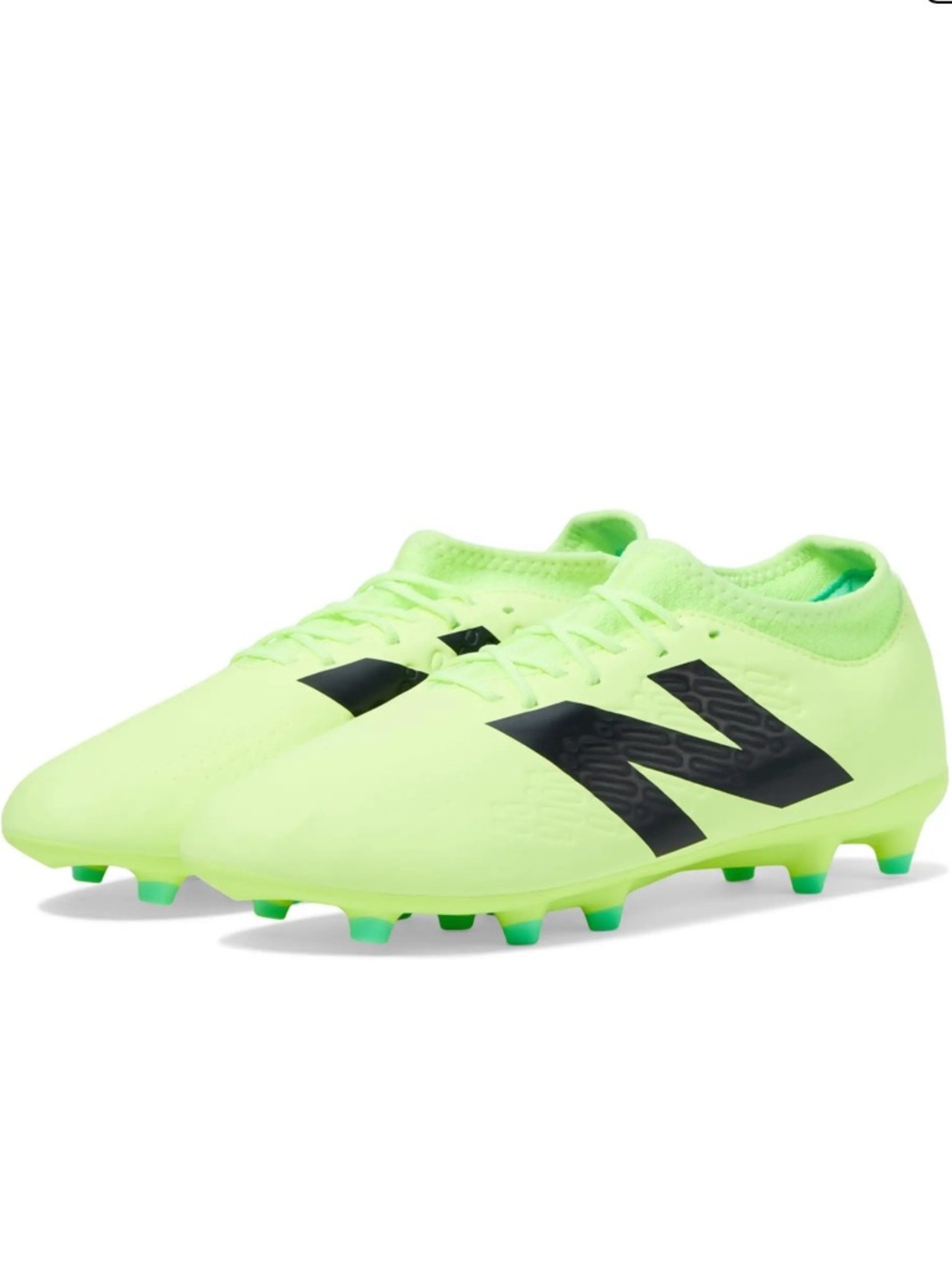 New Balance Neon Green and Black Men's Soccer Cleats